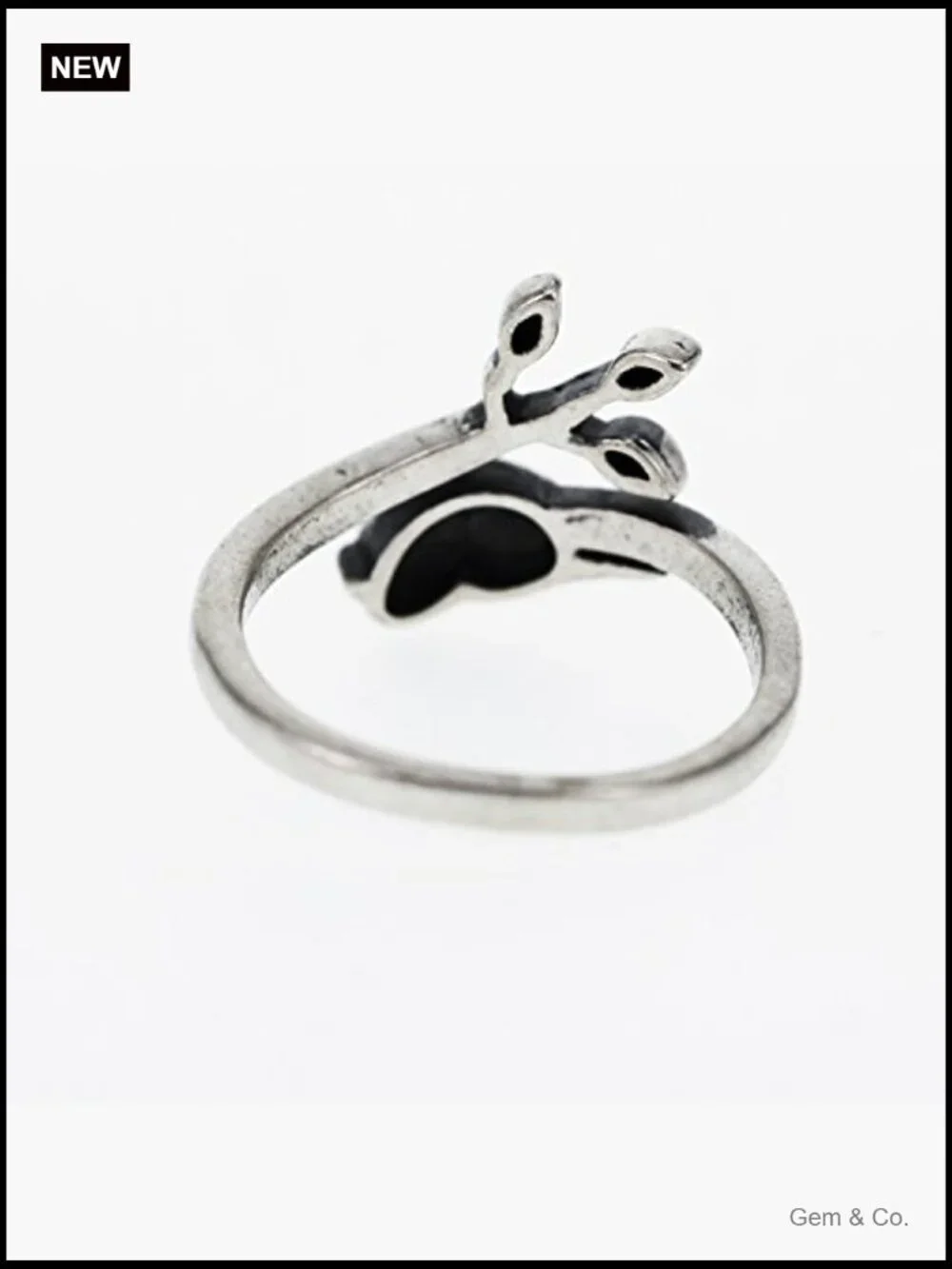 Sterling Silver Bird Ring Adjustable Handmade Nature Jewelry Women Artisan Ring
